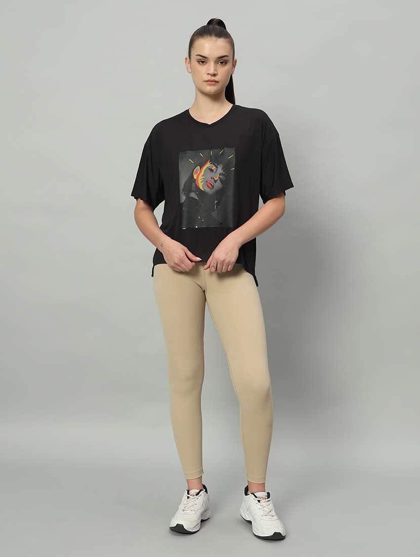 Women Printed Dri-fit Sports T-shirt - 21762832 -  Standard Image - 5
