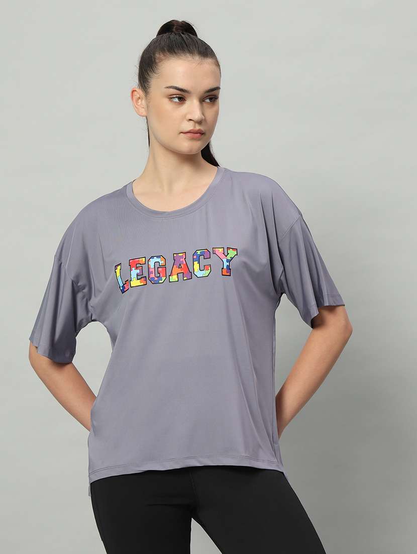women printed dri-fit sports t-shirt