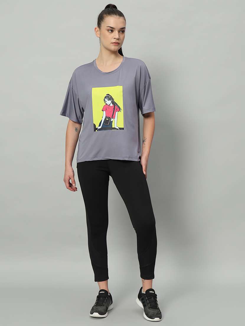 women printed dri-fit sports t-shirt - 21762841 -  Standard Image - 5