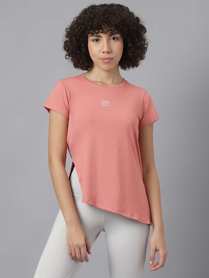women printed dri-fit sports t-shirt