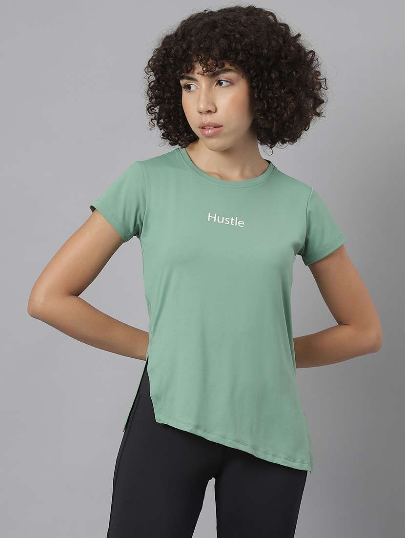 women printed dri-fit sports t-shirt