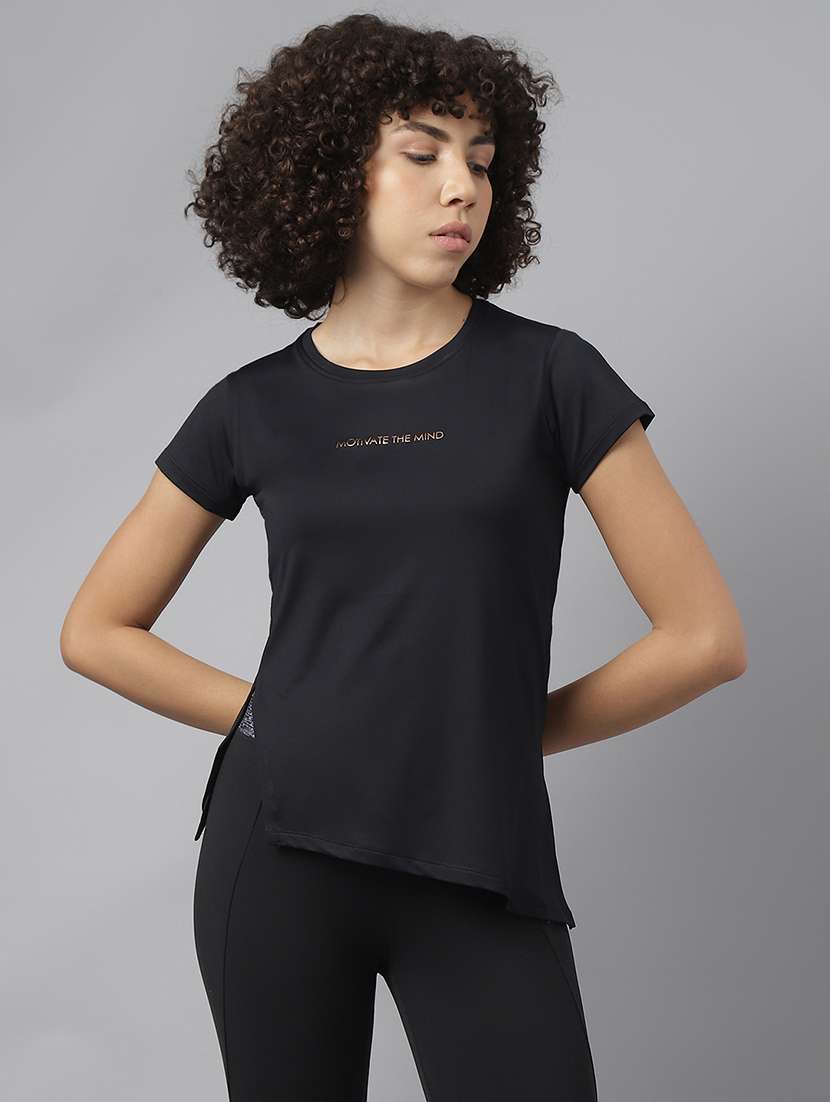 women printed dri-fit sports t-shirt