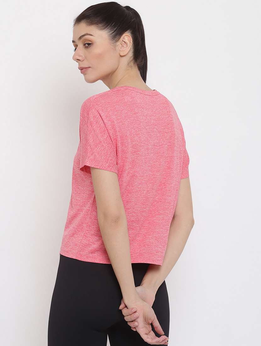 women printed short sleeves sports t-shirt - 21762880 -  Standard Image - 3