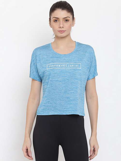 women printed short sleeves sports t-shirt - 21762882 -  Standard Image - 0