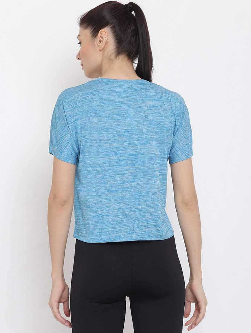 women printed short sleeves sports t-shirt - 21762882 -  Standard Image - 3