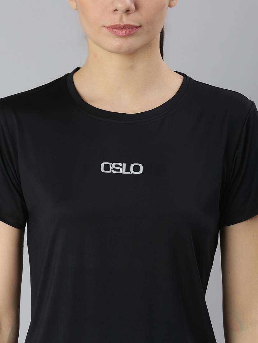 women printed round neck dri-fit sports t-shirt - 21762889 -  Standard Image - 5