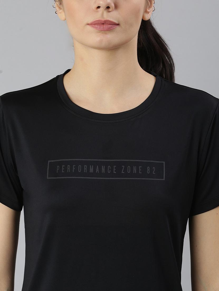 women printed round neck dri-fit sports t-shirt - 21762891 - Standard Image - 5