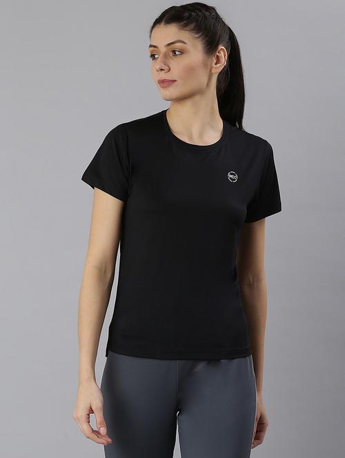 women printed short sleeves sports t-shirt - 21762902 - Standard Image - 0