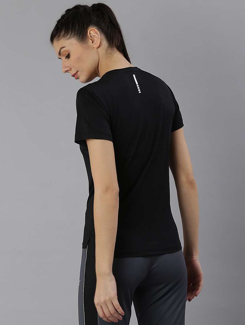women printed short sleeves sports t-shirt - 21762902 - Standard Image - 3