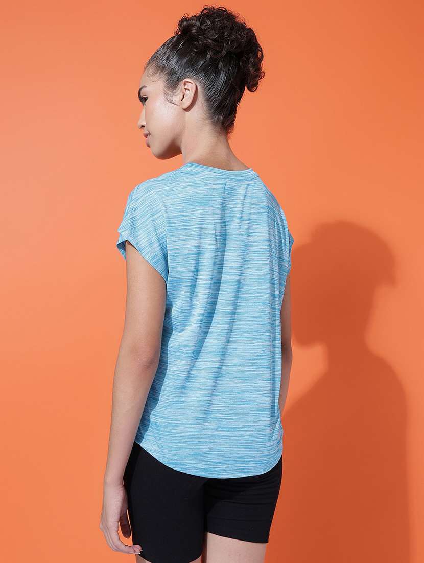 women typography print relaxed fit dri-fit t-shirt - 21762915 -  Standard Image - 3