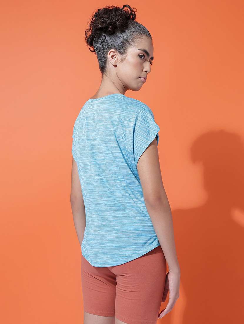 women typography print relaxed fit dri-fit t-shirt - 21762916 -  Standard Image - 3