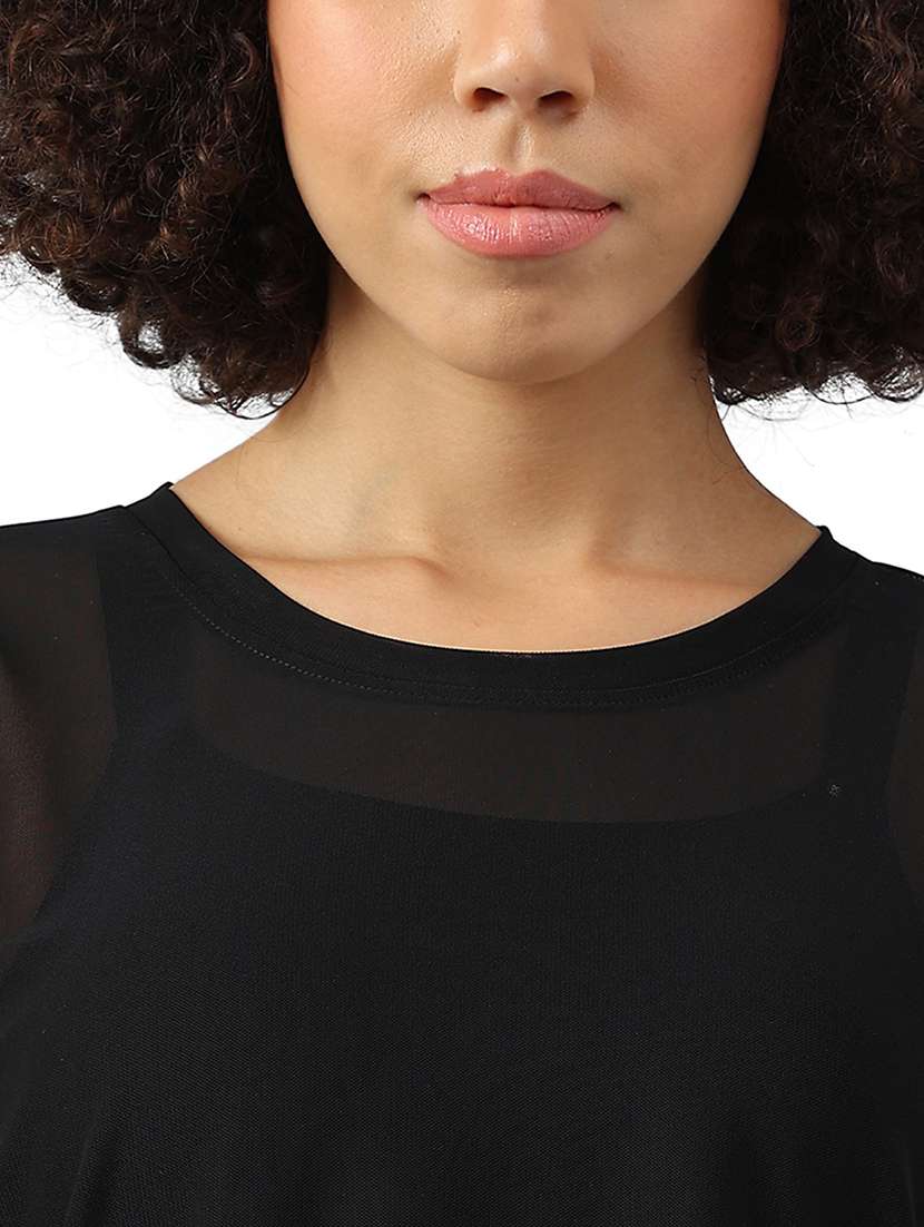 women solid relaxed fit dri-fit t-shirt - 21762929 -  Standard Image - 5