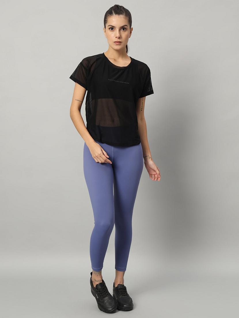 women typography printed relaxed fit dri-fit t-shirt - 21763010 - Standard Image - 5