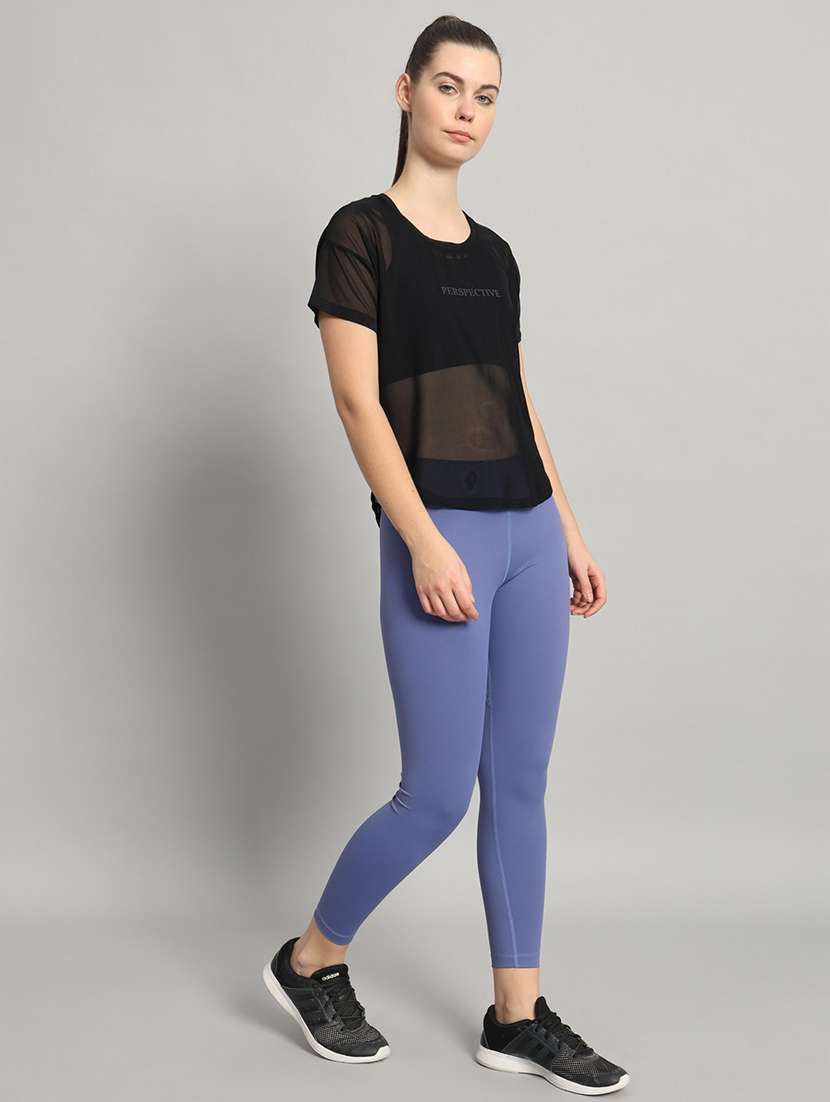 women typography printed relaxed fit dri-fit t-shirt - 21763025 -  Standard Image - 5