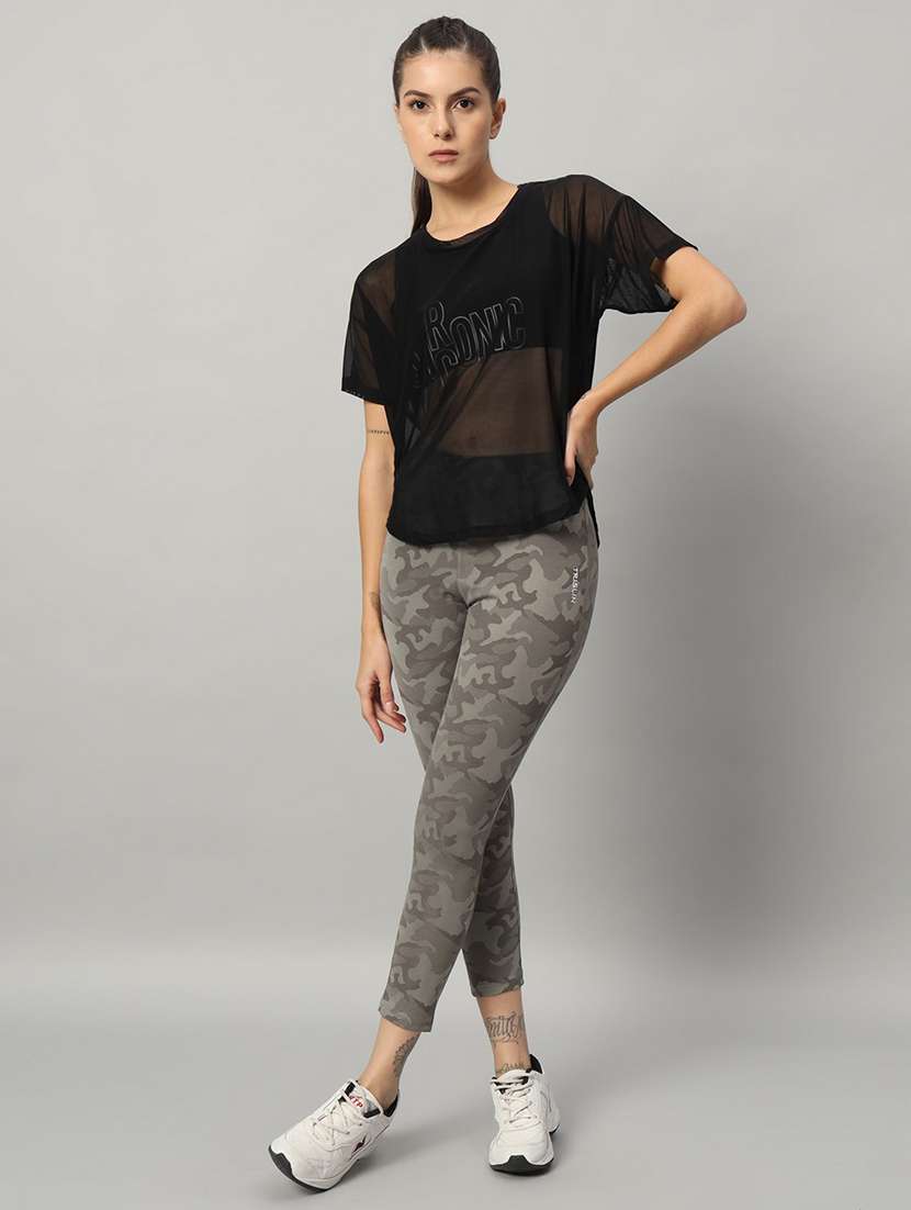 women typography printed relaxed fit dri-fit t-shirt - 21763027 -  Standard Image - 5