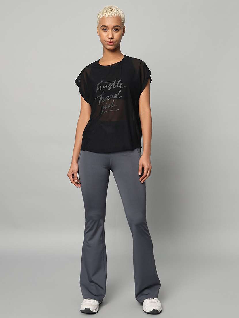 women typography printed relaxed fit dri-fit t-shirt - 21763063 -  Standard Image - 5