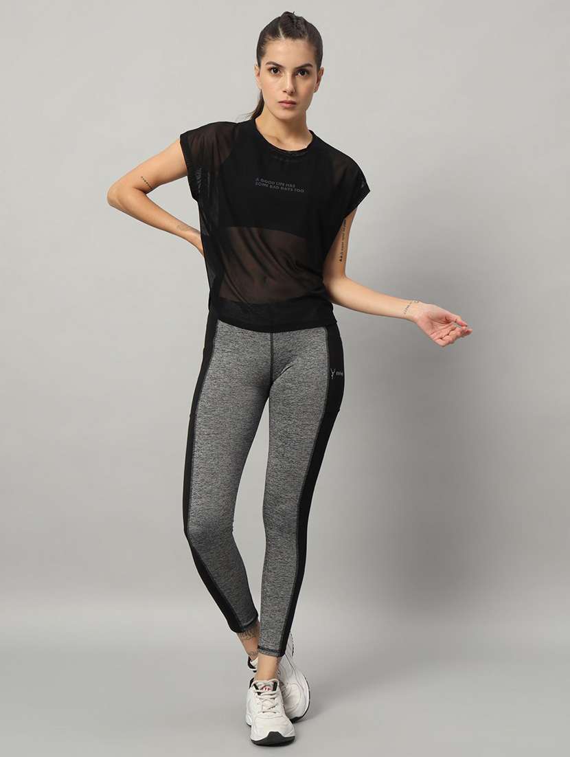 women typography printed relaxed fit dri-fit t-shirt - 21763074 -  Standard Image - 5