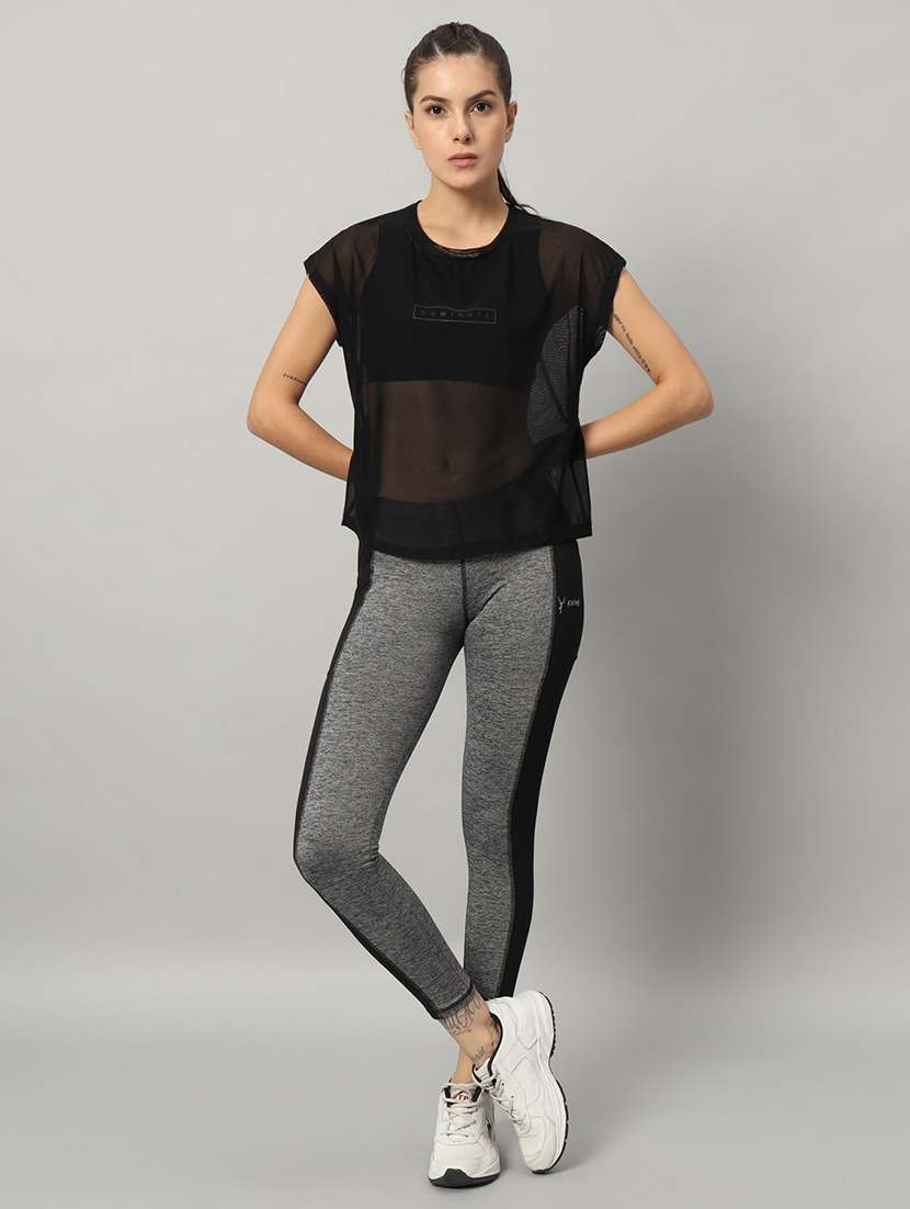 women typography printed relaxed fit dri-fit t-shirt - 21763076 -  Standard Image - 5