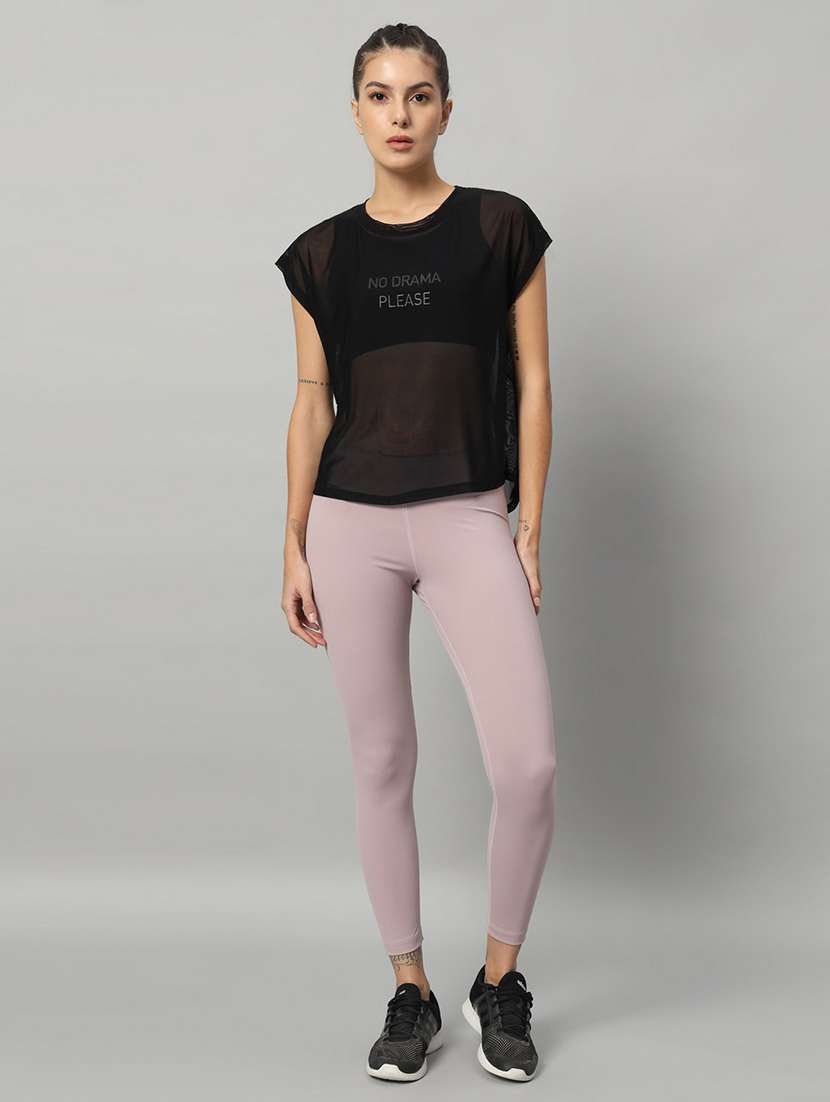 women typography printed relaxed fit dri-fit t-shirt - 21763083 -  Standard Image - 5