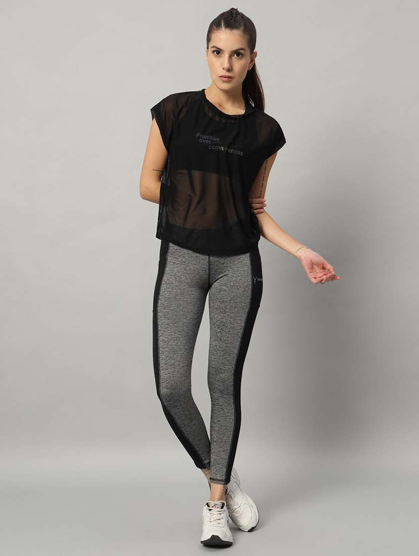 women typography printed relaxed fit dri-fit t-shirt - 21763087 -  Standard Image - 5