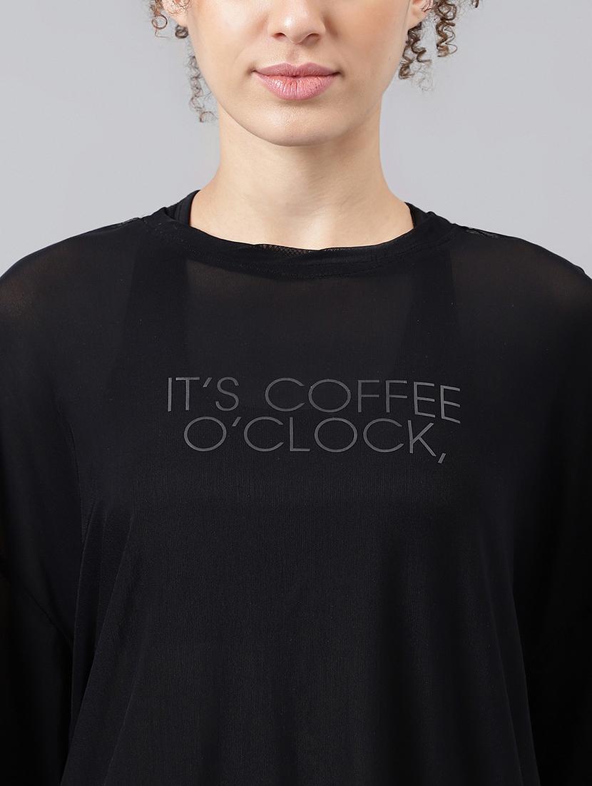 women typography printed relaxed fit dri-fit t-shirt - 21763134 - Standard Image - 5