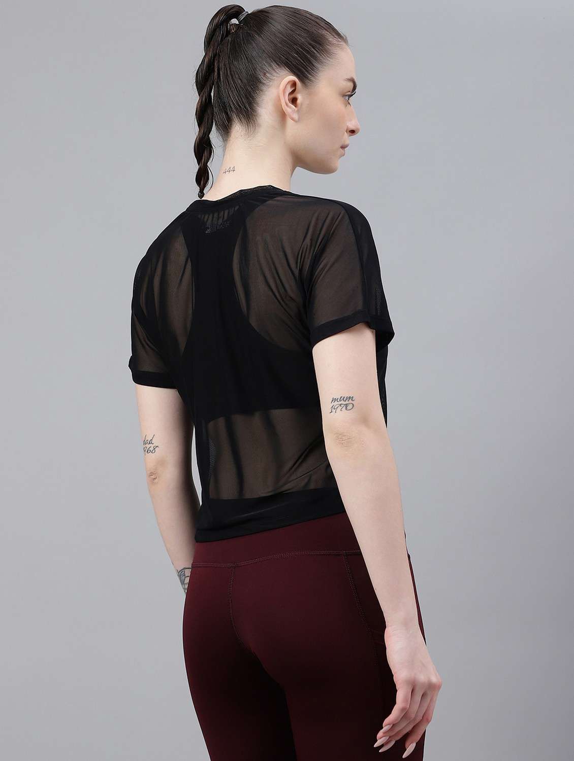 black polyester regular tshirt - 21763408 -  Standard Image - 3