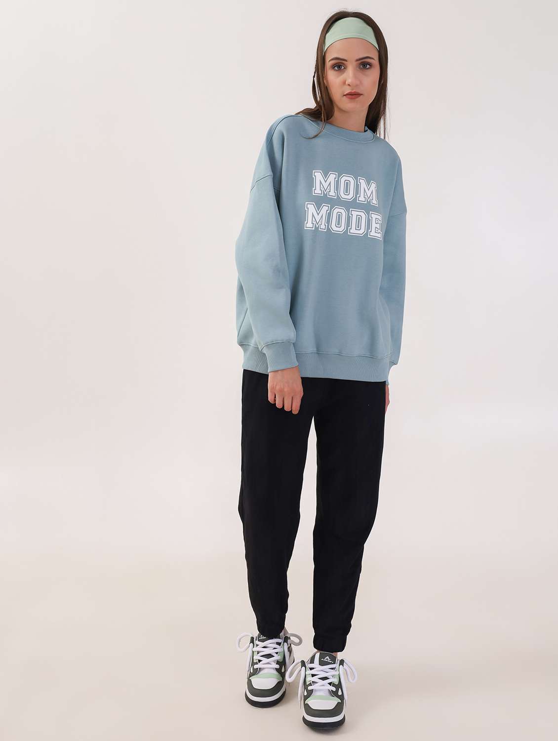 women long sleeve oversized sweatshirt - 21764138 -  Standard Image - 3