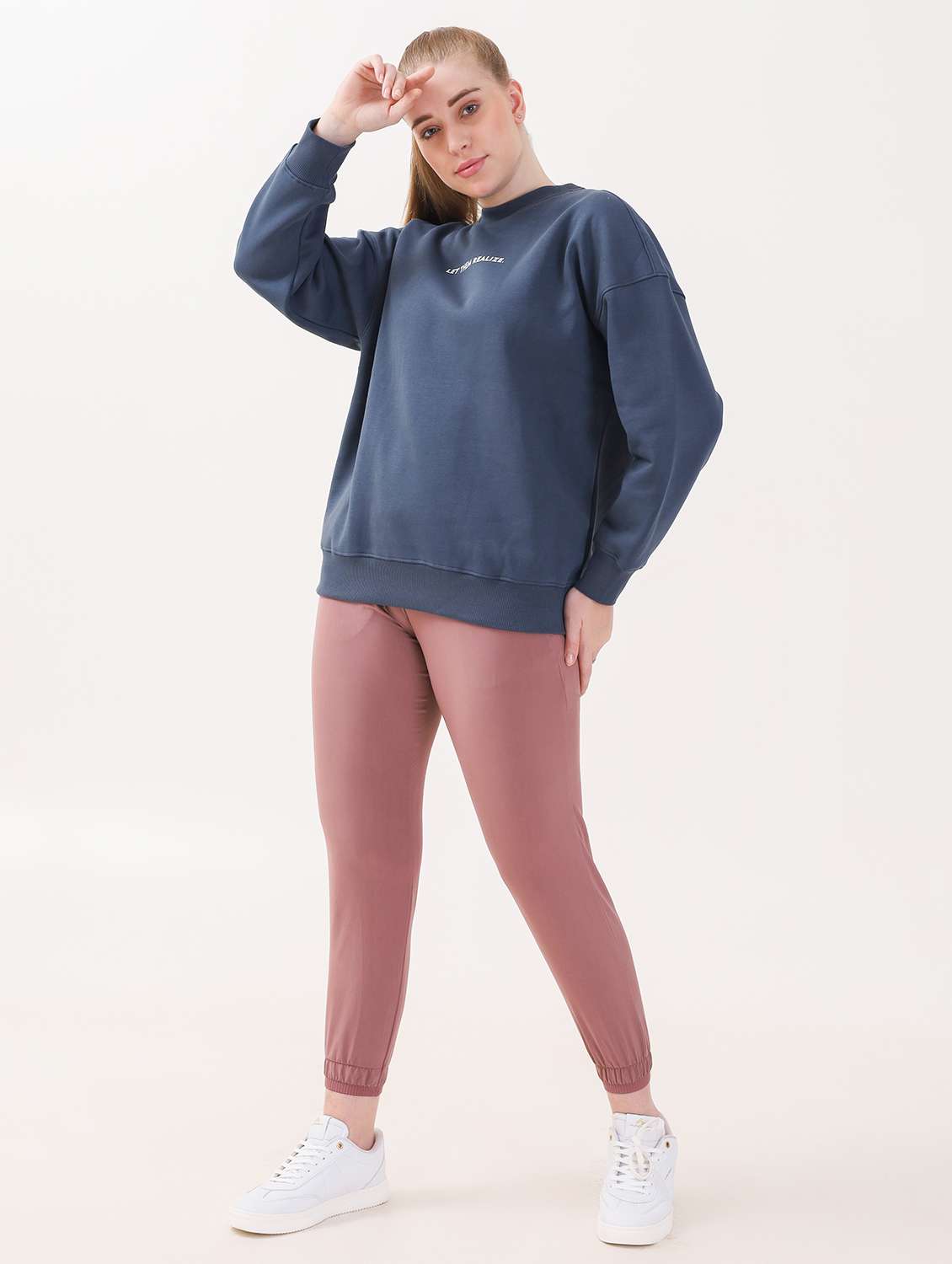 women long sleeve oversized sweatshirt - 21764144 -  Standard Image - 3