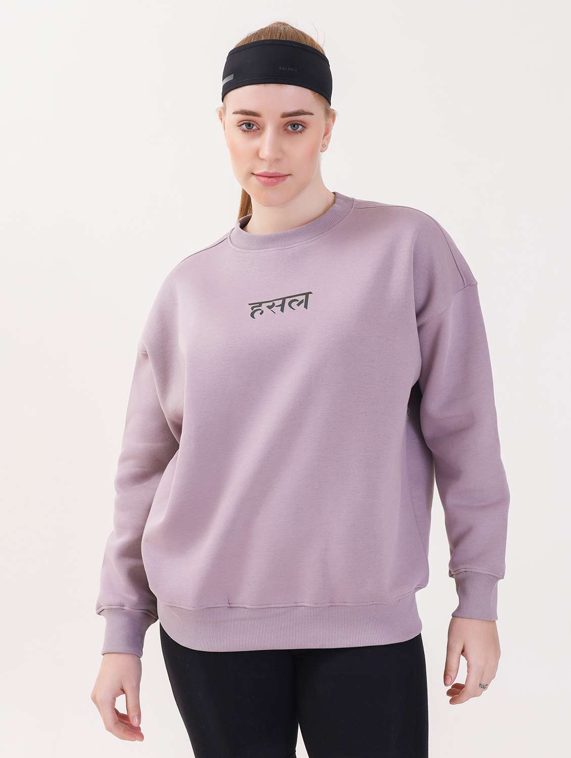 women long sleeve oversized sweatshirt