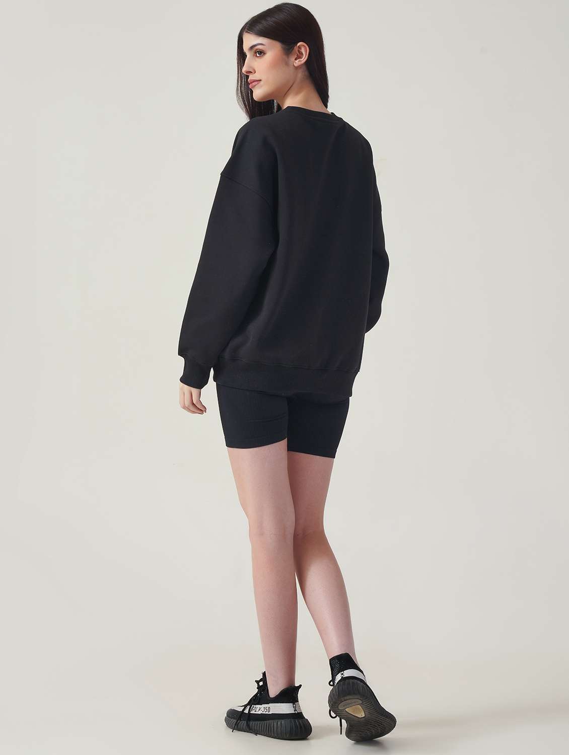 women long sleeve oversized sweatshirt - 21764149 -  Standard Image - 3