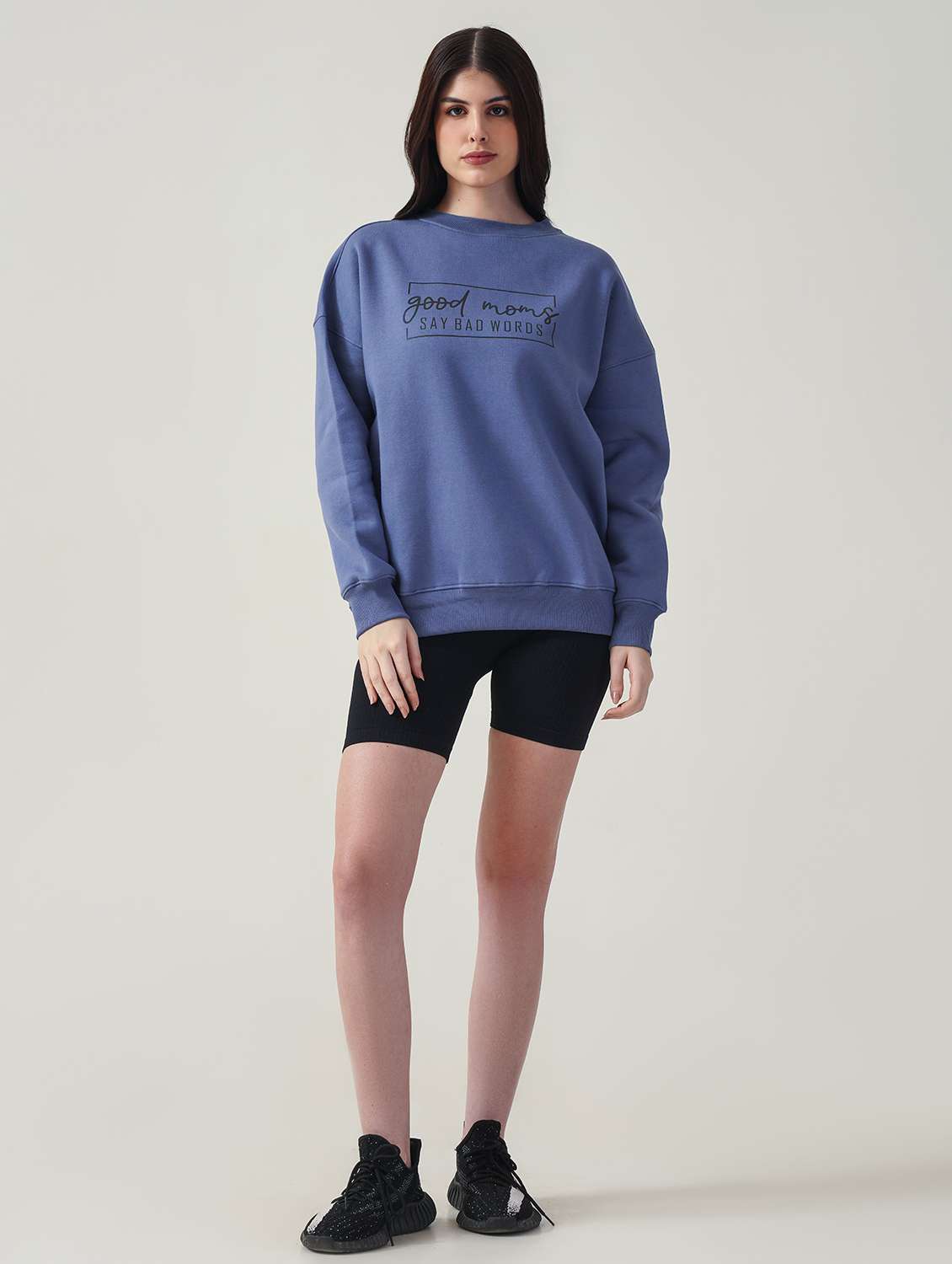 women long sleeve oversized sweatshirt - 21764155 -  Standard Image - 3