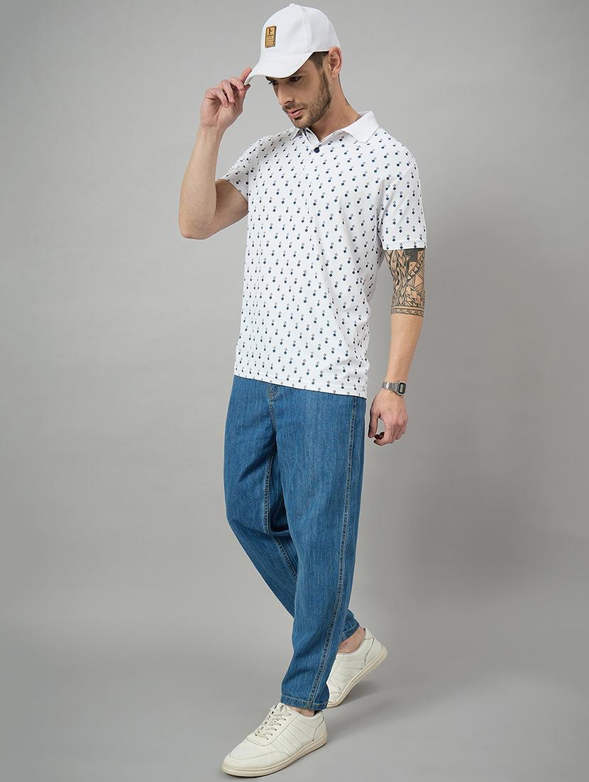 men pack of 2 printed regular fit polo t-shirt - 21764189 - Standard Image - 3