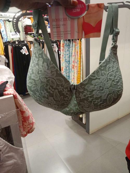 olive lace bra - 21764270 - Standard Image - 0