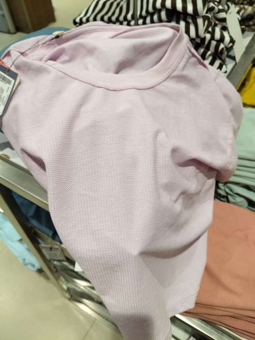 lavender cotton boxy tshirt - 21764277 - Standard Image - 0