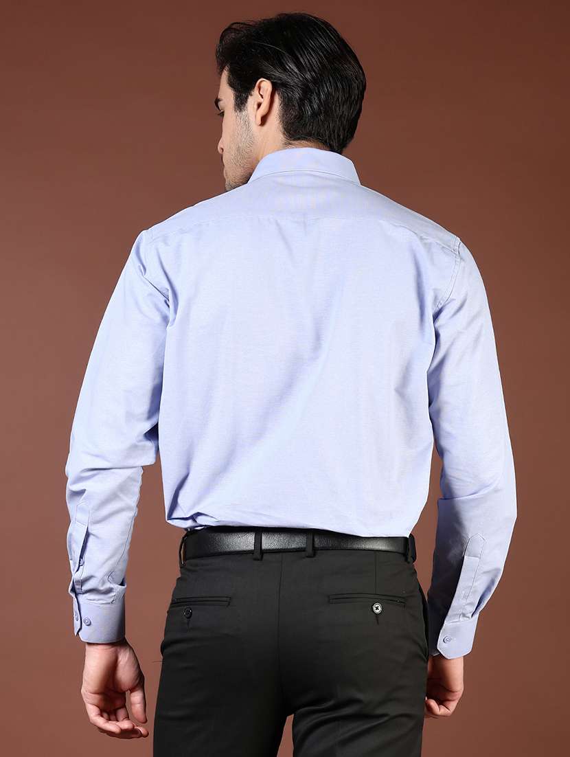 men solid long sleeve formal shirt - 21764337 -  Standard Image - 3