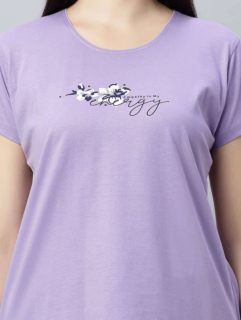 women printed nightwear pyjama set - 21764500 -  Standard Image - 5