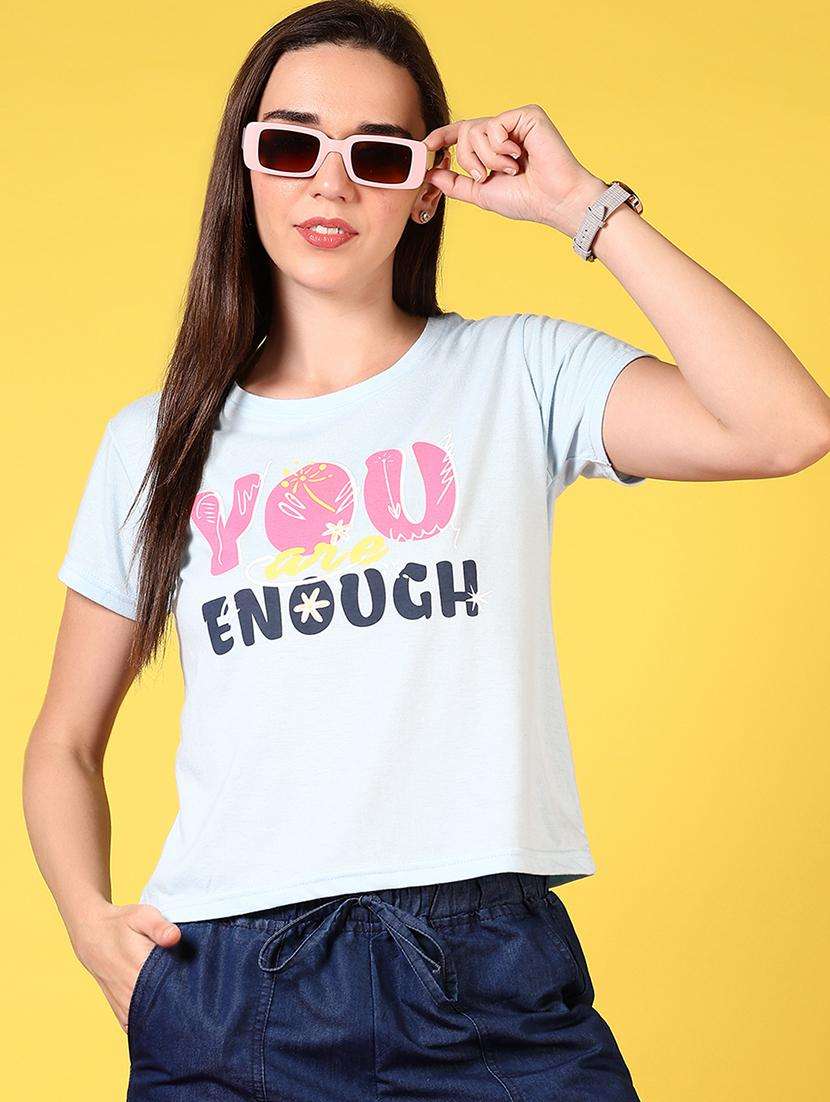 women printed short sleeves t-shirt