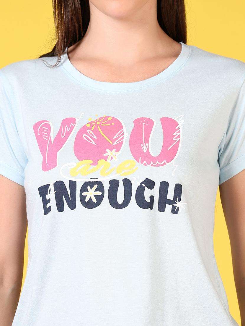 women printed short sleeves t-shirt - 21764606 -  Standard Image - 3