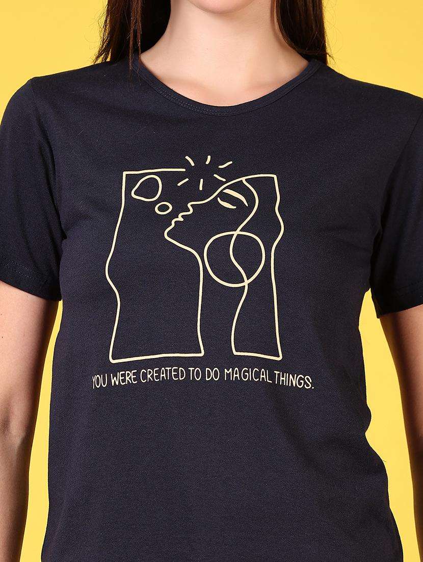 women printed short sleeves t-shirt - 21764609 -  Standard Image - 3