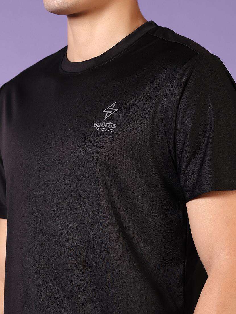 men solid short sleeves regular fit t-shirt - 21764669 -  Standard Image - 3