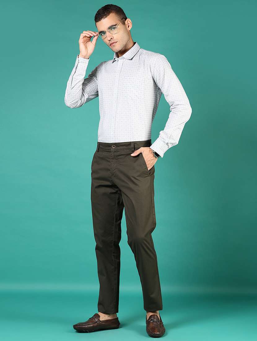 men printed long sleeve formal shirt - 21764709 -  Standard Image - 5