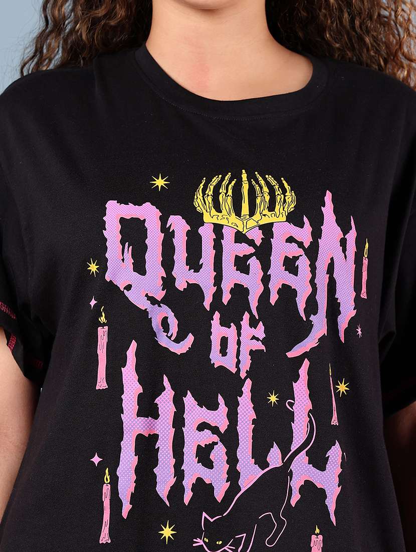 women printed short sleeve regular fit t-shirt - 21764731 -  Standard Image - 5