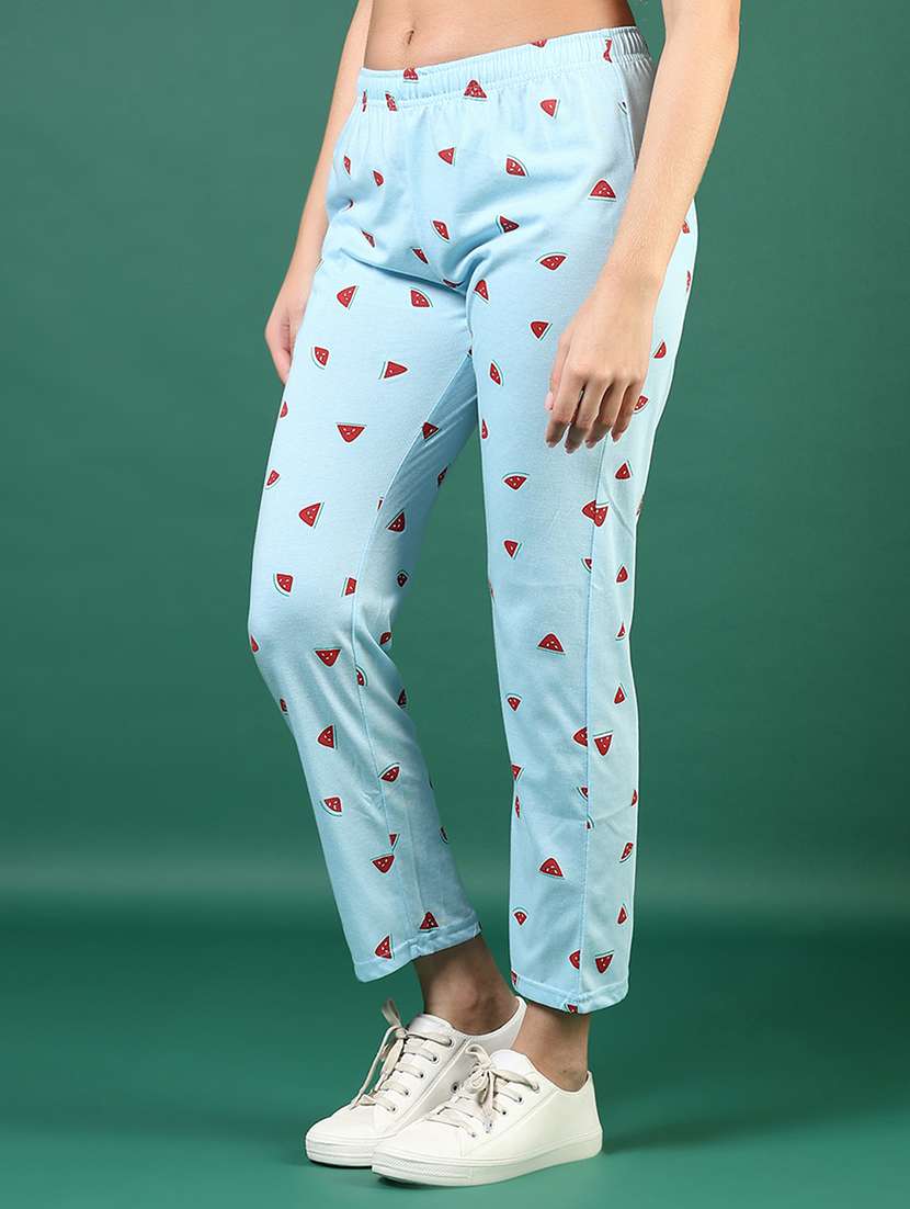 women printed low rise loungewear pajamas - 21764768 -  Standard Image - 3