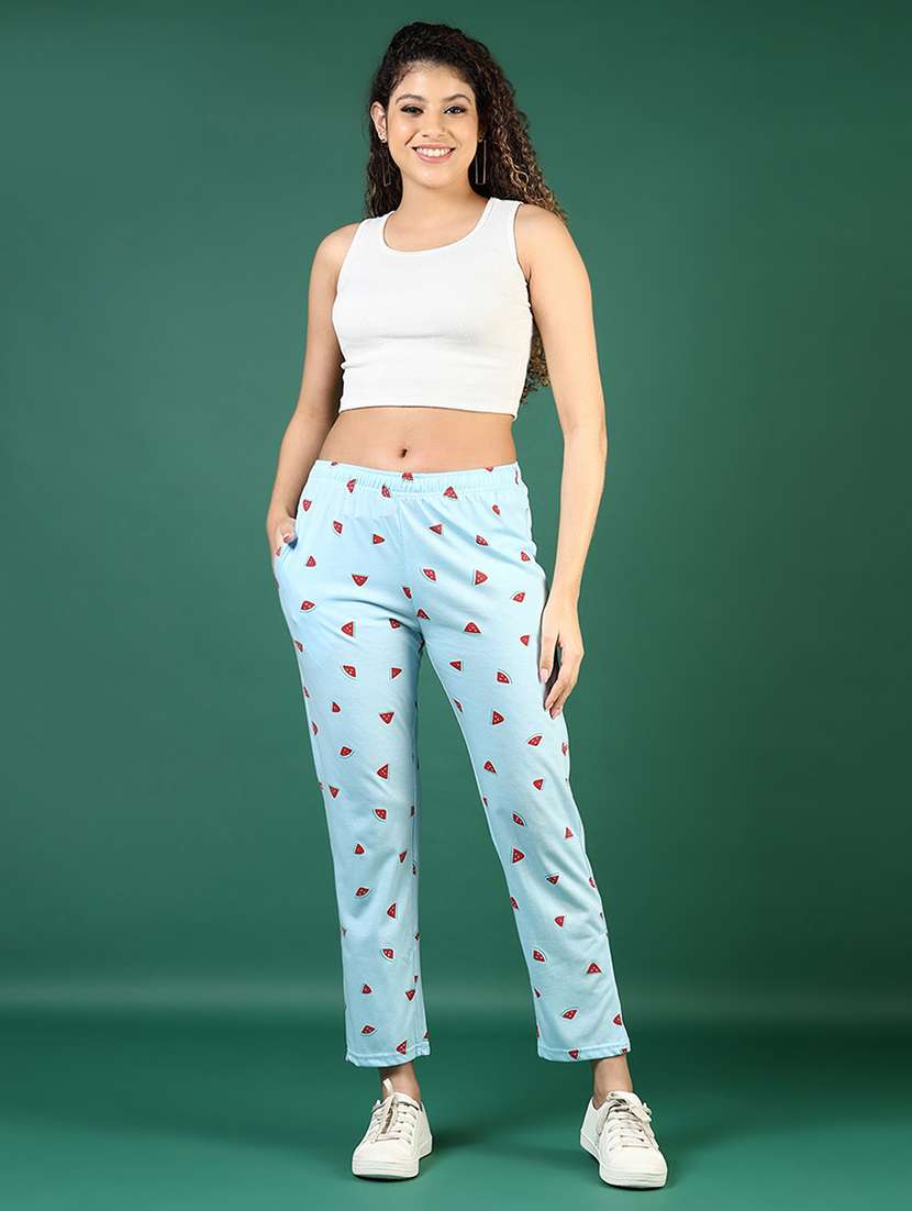 women printed low rise loungewear pajamas - 21764768 -  Standard Image - 5
