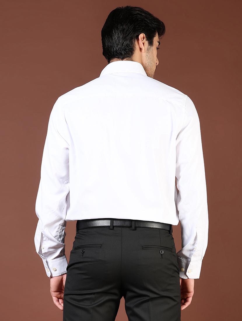 men solid long sleeve regular fit formal shirt - 21764772 - Standard Image - 3