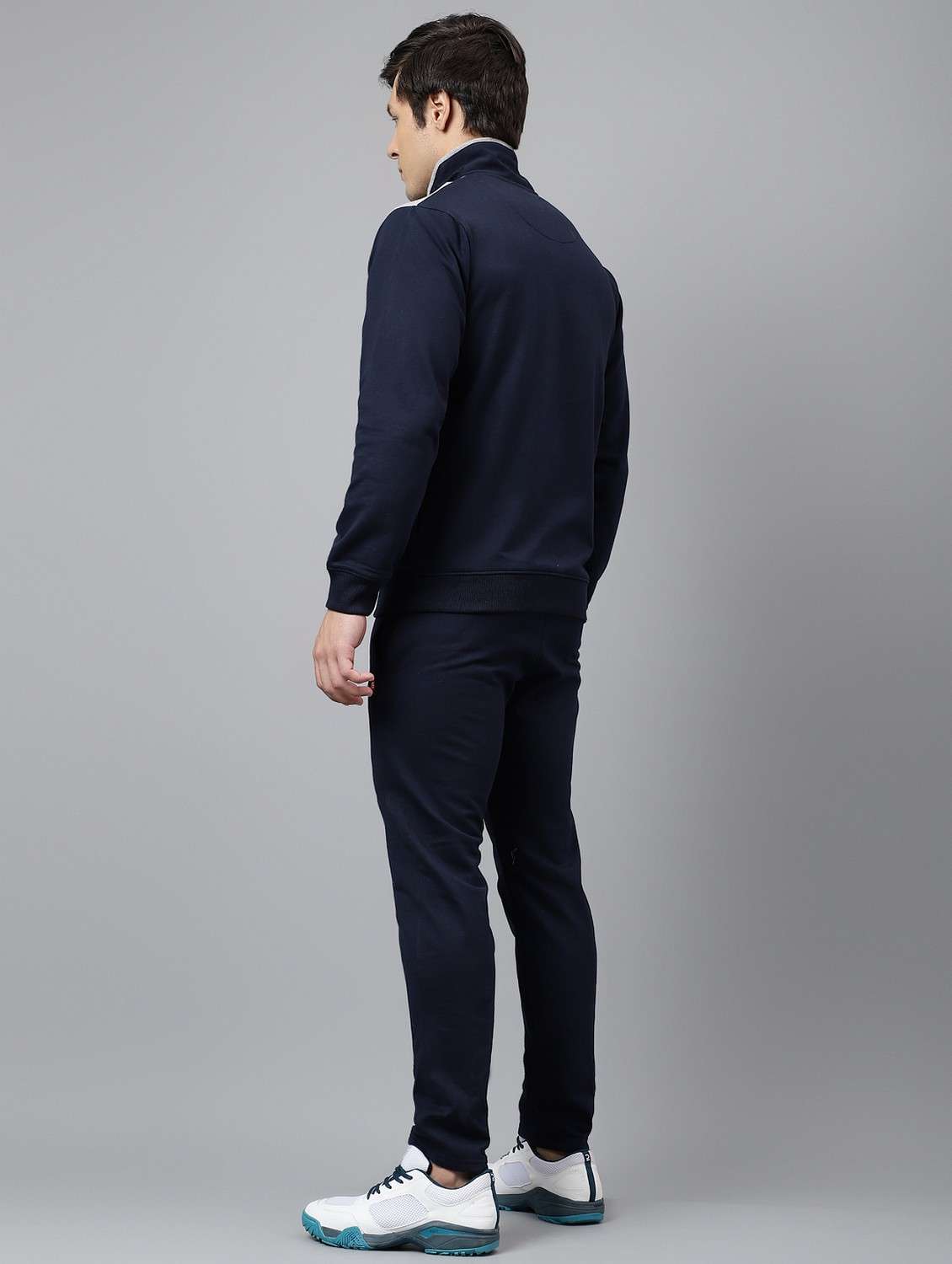 navy blue cotton track suit - 21764998 - Standard Image - 3