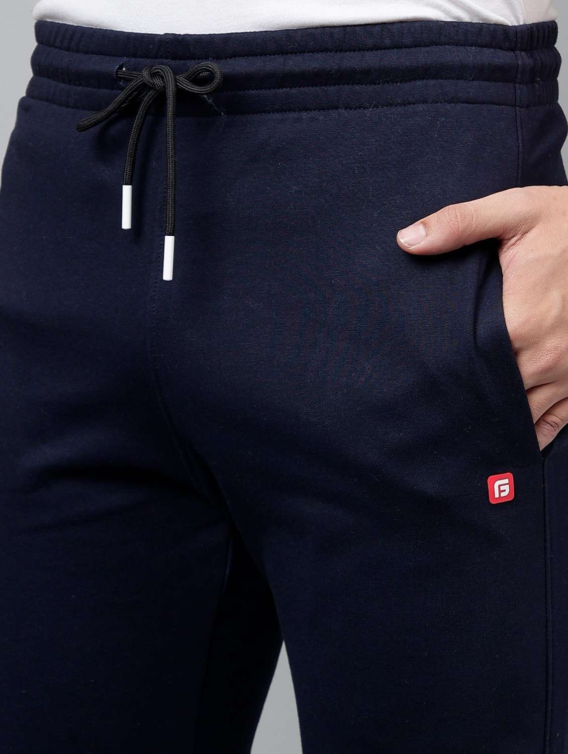 men solid stand collar full length track suit - 21765002 - Standard Image - 8