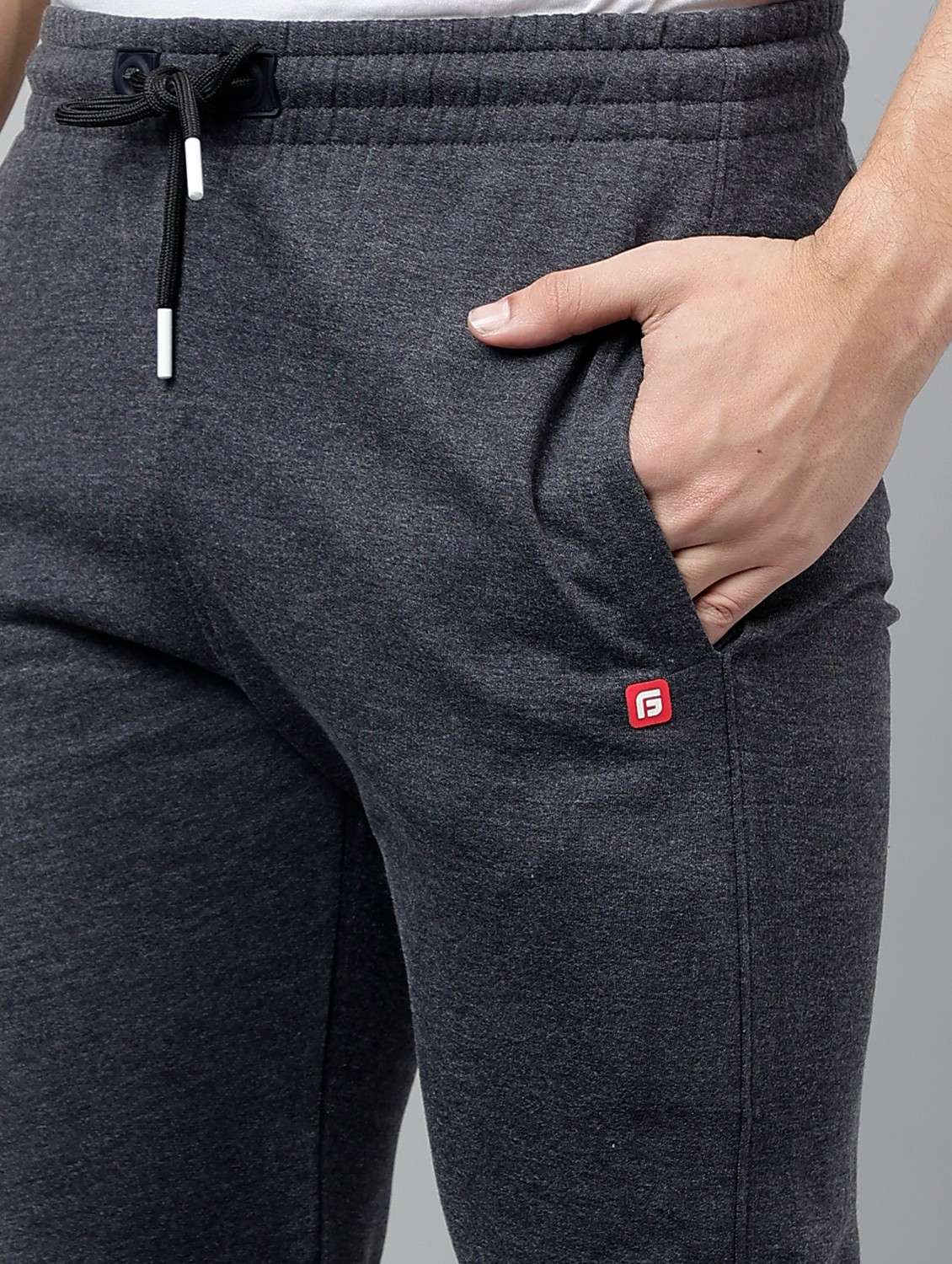 men solid stand collar full length track suit - 21765003 -  Standard Image - 8