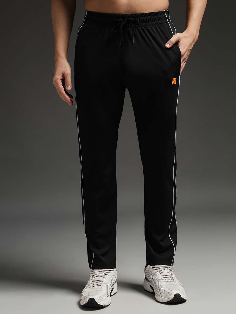 men solid long sleeve full length track suit - 21765059 -  Standard Image - 5