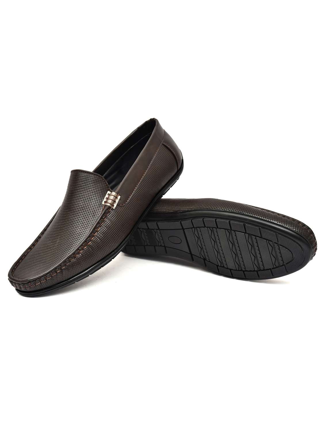 men brown slip on loafer - 21765120 -  Standard Image - 3